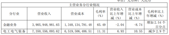 国网英大营利双增B面：电力装备毛利率承压