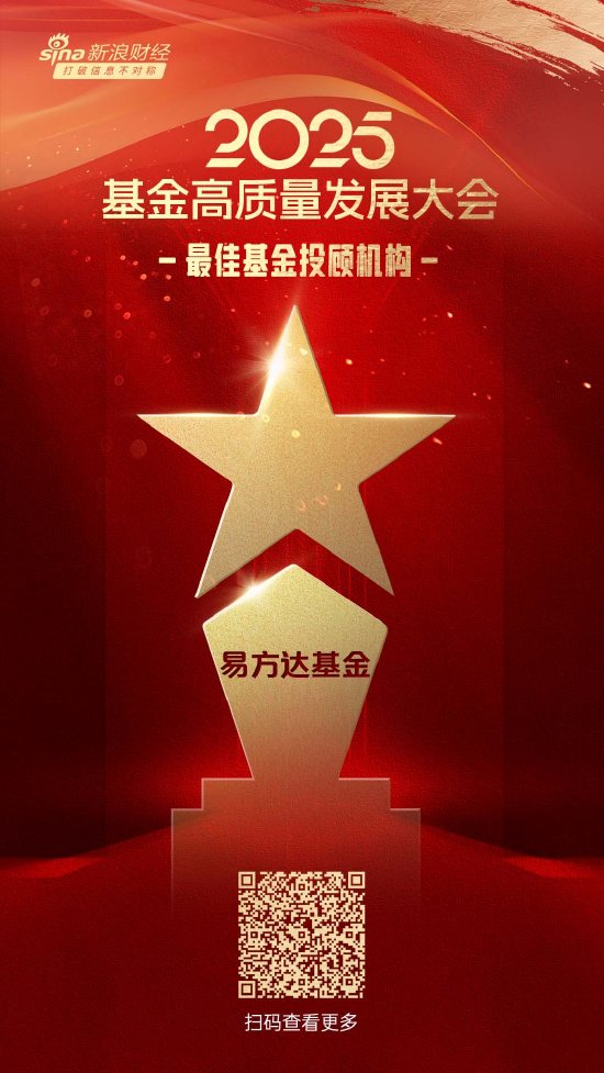 2025公募基金荣誉榜:易方达基金获得最具影响力基金公司、最佳投资者教育基金公司等6项大奖