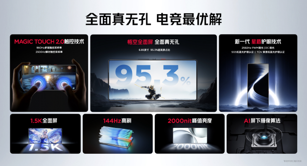 红魔10S Pro系列手机发布:骁龙8至尊超频版+7500mAh大电池