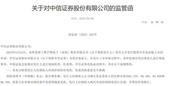 一个月内6位保代被罚,中信证券怎么了?