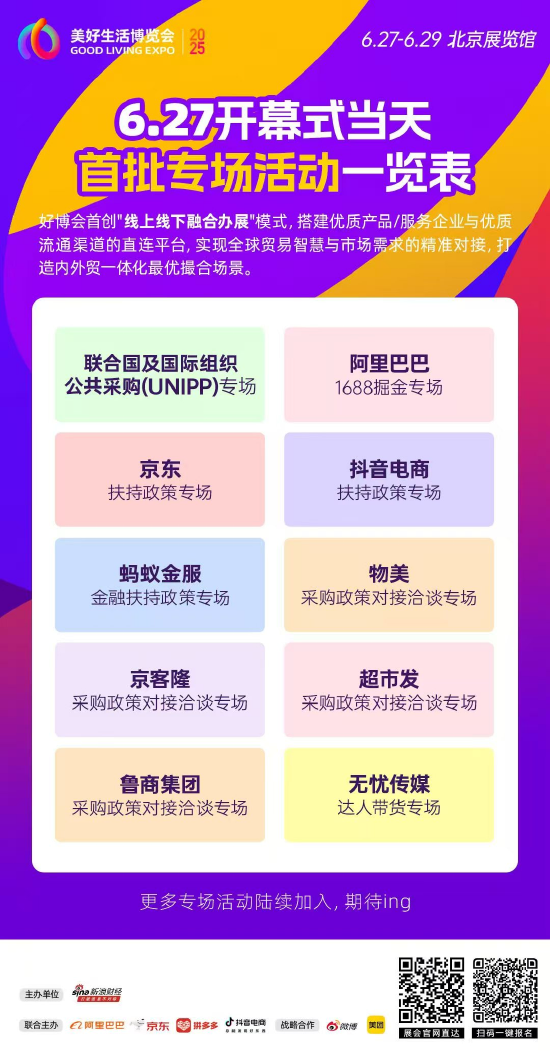 阿里、京东、拼多多、抖音电商首次联合，美好生活博览会6月在京举办！