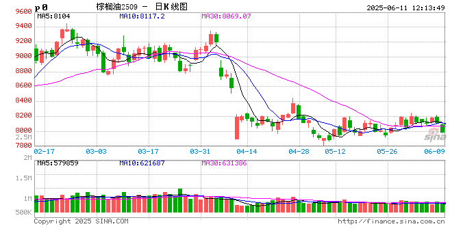 午评|国内期货主力合约涨跌不一 棕榈油跌超2%