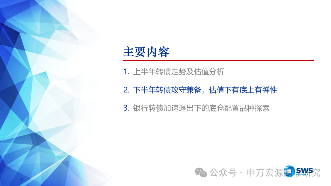 申万宏源固收中期策略 | 攻守兼备的提振期——2025下半年可转债市场展望