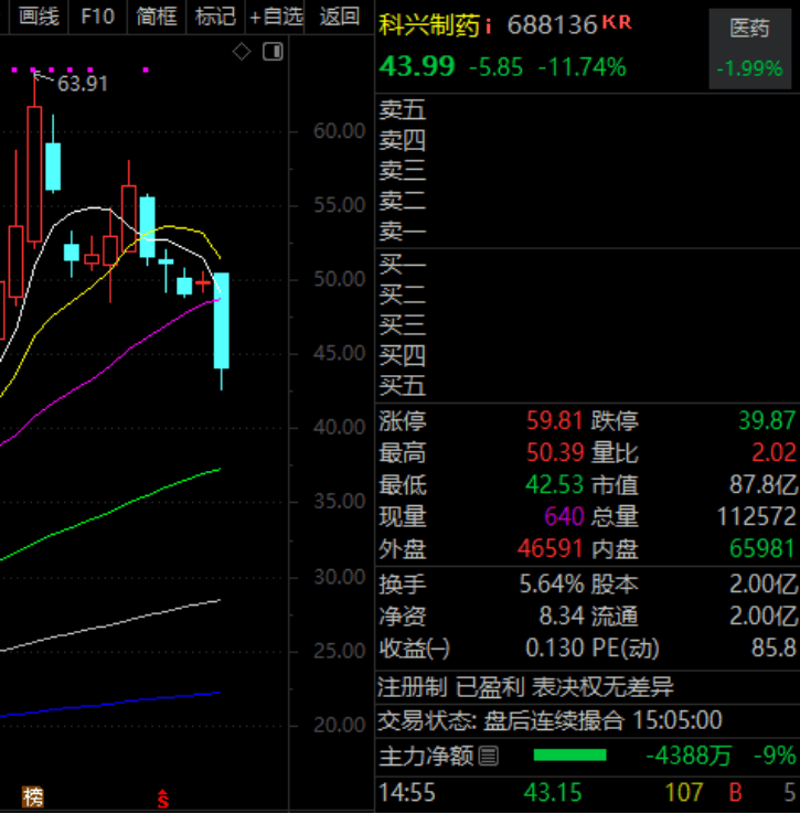 A股第二只，“30cm”一字跌停，839680！
