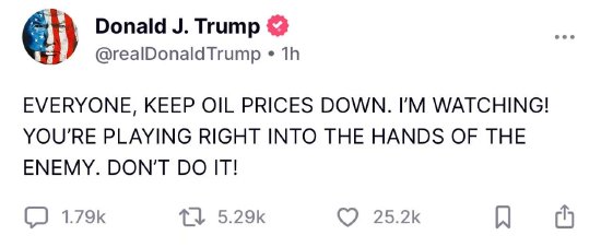 中东紧张局势升级后 特朗普喊话压低油价
