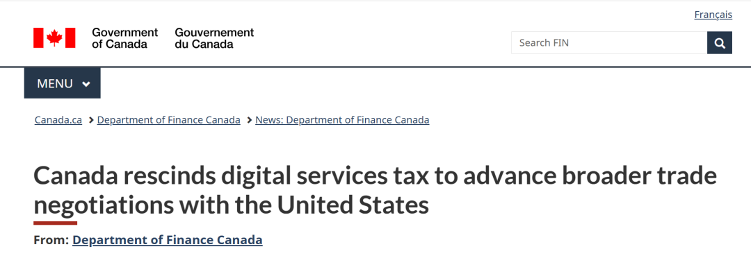 在特朗普威胁下 加拿大态度突变：取消数字服务税 推进与美贸易谈判