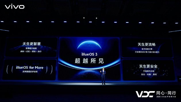 vivo AI战略“个人化” 原系统6、蓝河操作系统3亮相开发者大会