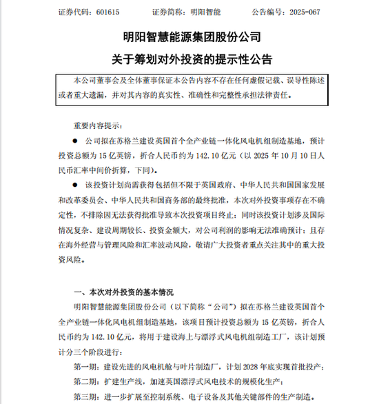 601615，超142亿元“押注”海外