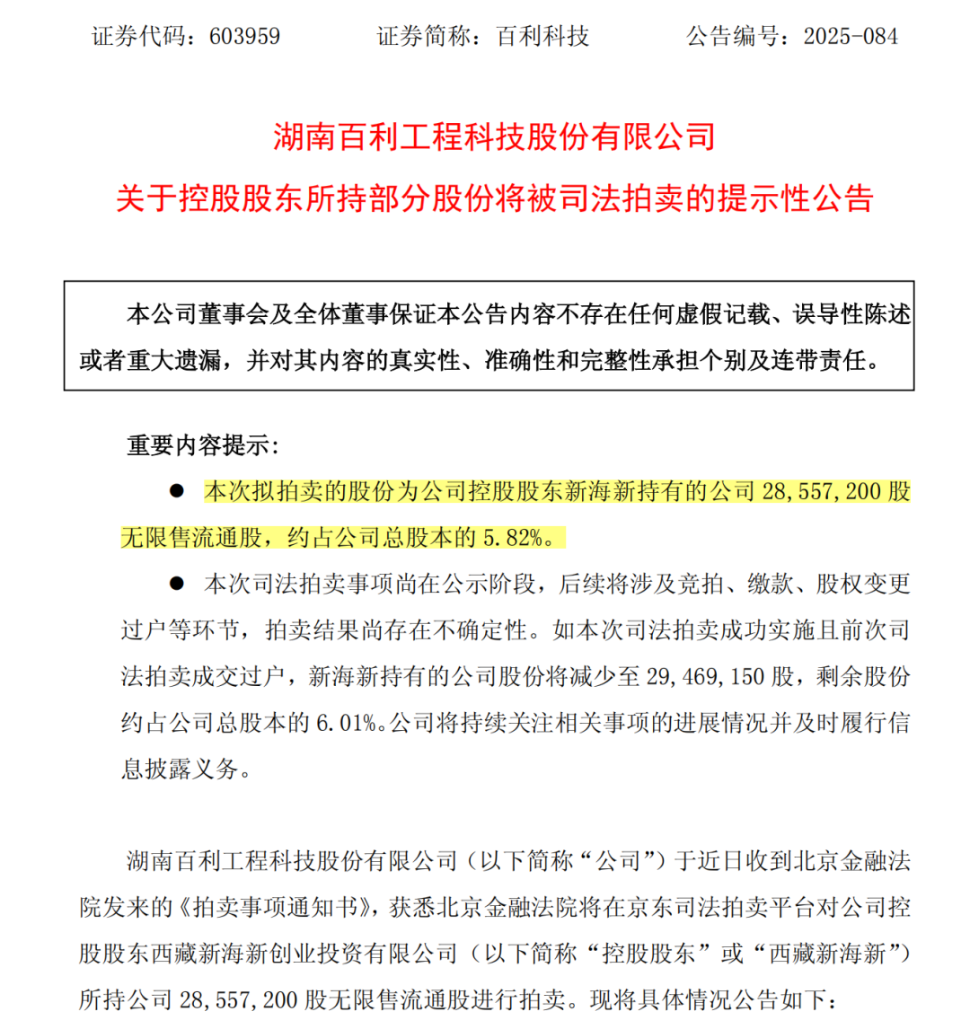 603959，控制权或生变