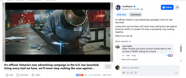 一则广告惹出祸?特朗普:美国终止与加拿大的所有贸易谈判