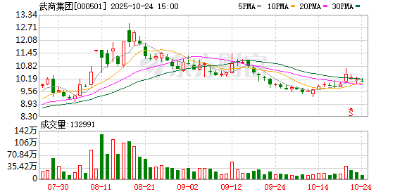 武商集团：公司近三年累计分红金额3.03亿元（含税）