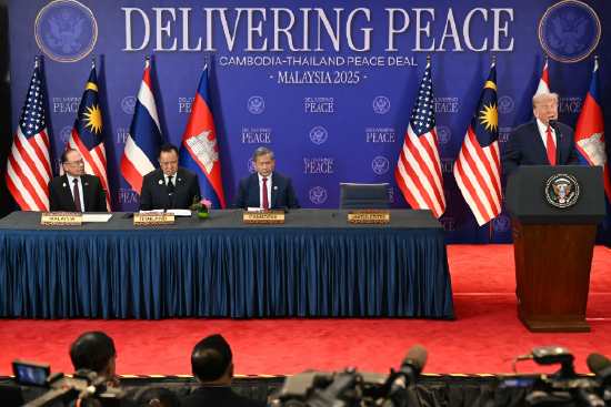 特朗普称赞柬埔寨与泰国达成和平协议