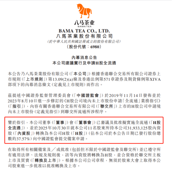 八马“失速”,股价“茶凉”