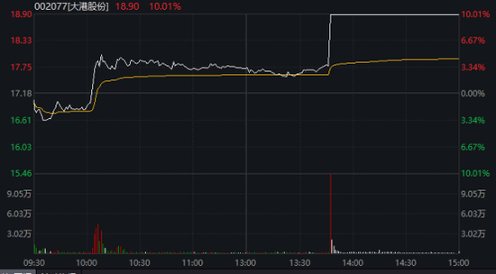 午后异动！002077，1分钟涨停！