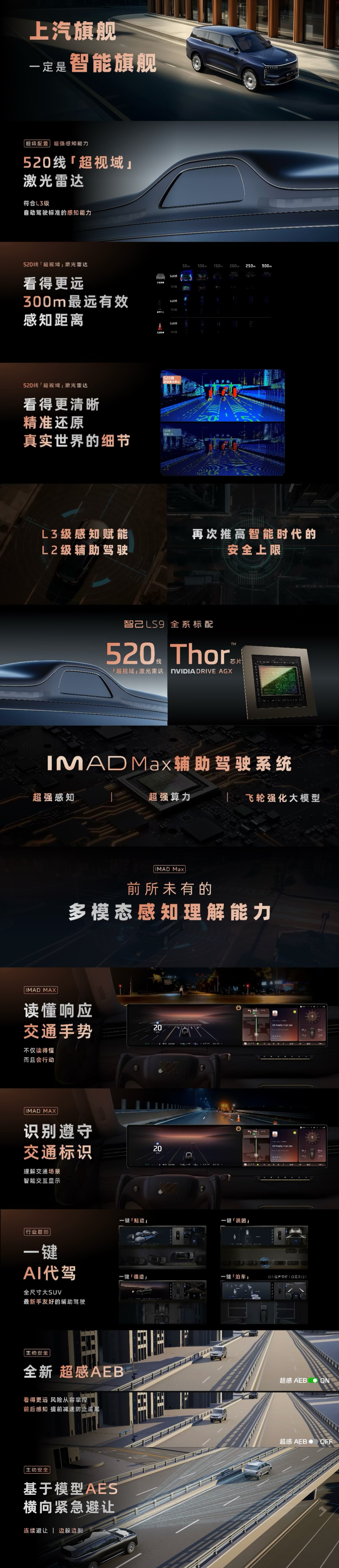 上市权益价 32.28 万元起、搭载恒星超级增程系统，智己 LS9 大六座 SUV 上市