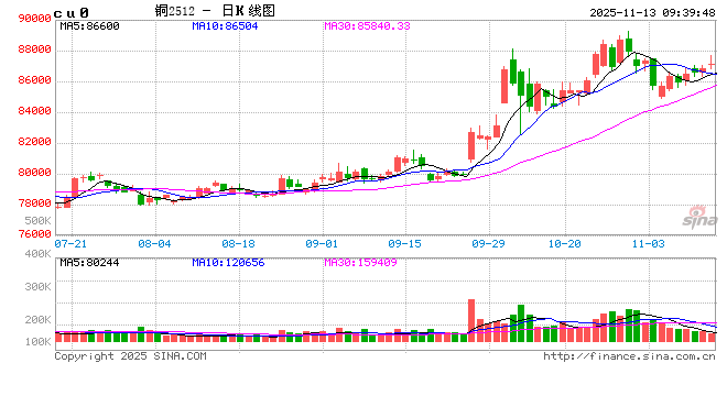 光大期货：11月13日有色金属日报