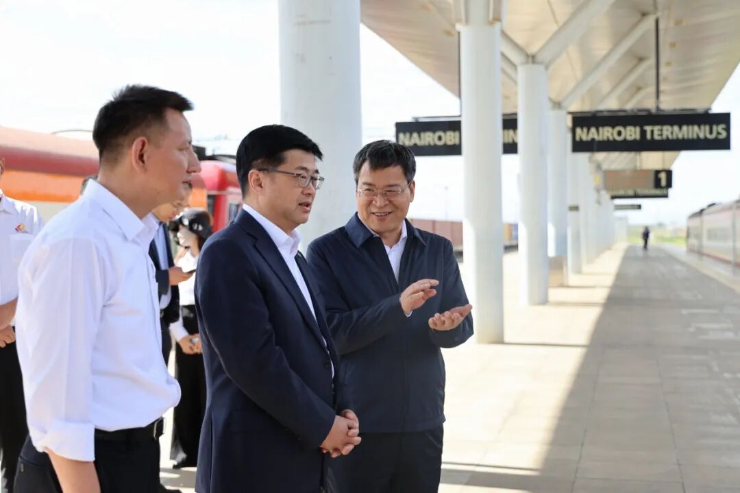 中国进出口银行董事长陈怀宇在肯尼亚开展工作调研