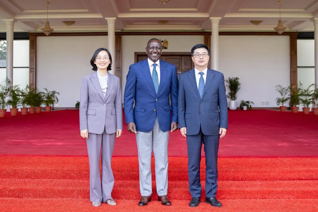 中国进出口银行董事长陈怀宇拜会肯尼亚总统鲁托
